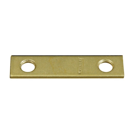 National Hardware National Hardware 2 in. H X 1/2 in. W Brass Steel Mending Brace N190-892